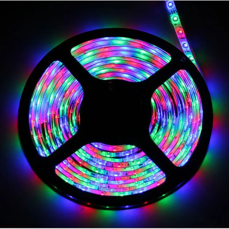 LED Strip Light RGB 5050 Flexible Ribbon fita led light strip RGB 5M 10M  Tape Diode DC 12V+ 44key Remote Control +Adapter