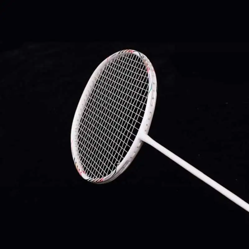 8U Professional 100% Carbon Badminton Racket 24-30lbs G5 Ultralight Offensive Racket Badminton Racquet Padel Training Sports