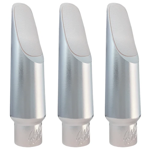 Imagen 2 del producto Boquilla de saxofón Alto Soprano, Tenor de Metal SUPER JET profesional, boquillas chapadas en plata, accesorios de tamaño 5, 6, 7, 8, 9