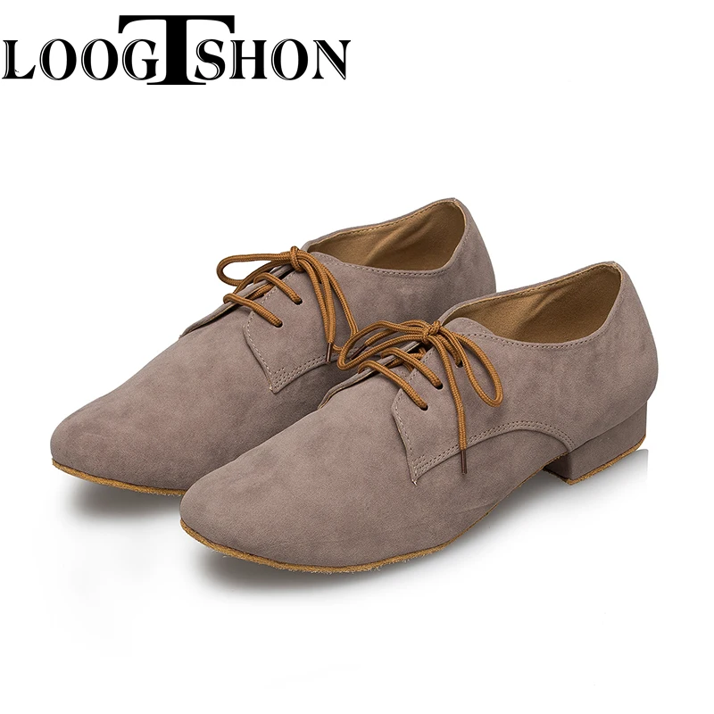 LOOGTSHON shoes for men with free shipping Flats Modern dance shoes Tango Party Wedding Square dance shoes