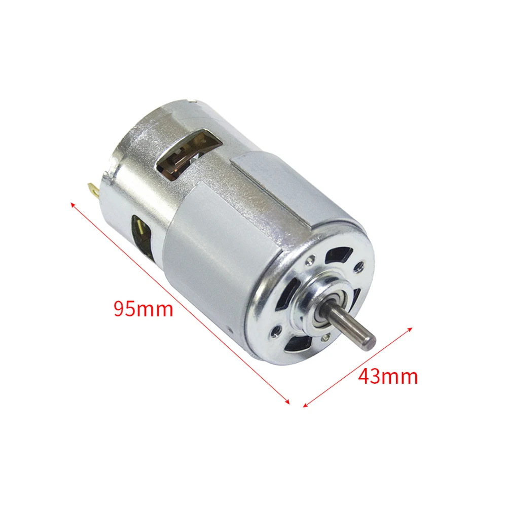 DC 12-24V Lathe Press 775 Motor With Miniature Hand Drill Chuck and Mounting Bracket 775 DC Motor 5500/10000Rpm For DIY Assembly