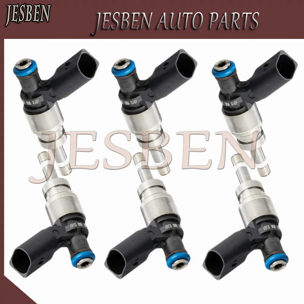 

6PCS/LOT 06E906036C Fuel Injectors FIT For AUDI A4 A6 Avant Allroad A8 3.2 FSI quattro S8 5.2 FSI 2005-2011 NO# 06E 906 036 C