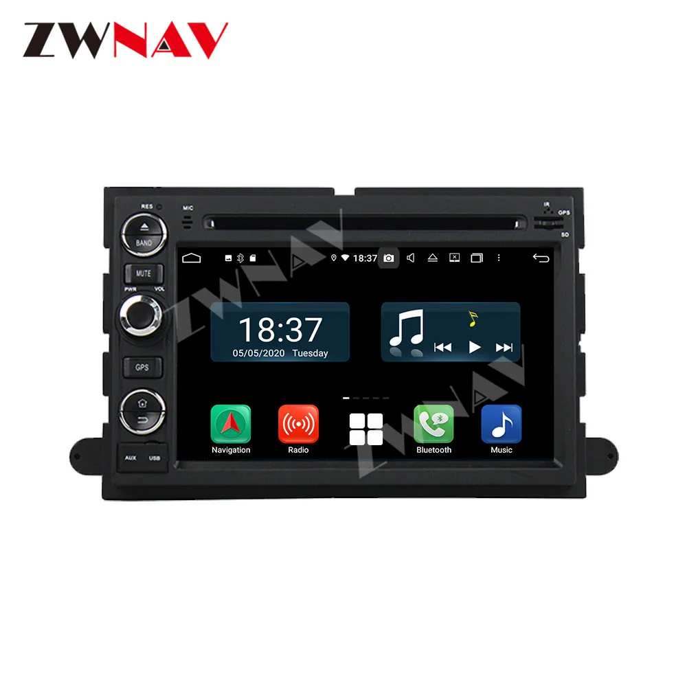 Radio de coche Carplay inalámbrico para Ford Fusion Explorer F150 Edge 2006-2009 Android Auto reproductor Multimedia unidad principal de navegación GPS