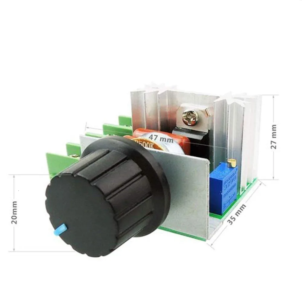 Pwm Voltage Regulator 2000W 50-220V Ac 25a Scr Motor Speed Controller Verstelbare Temperatuur Motor Schakelaar Module