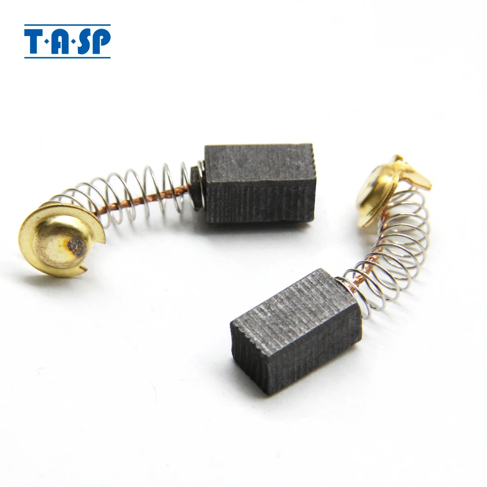 

TASP 5 Pairs 999-021 6.5x7.5x12mm Carbon Brushes Replacement Hitachi 999021 for G10 12SR2 GP2 P20SB CE16SA CN16SA D10YB