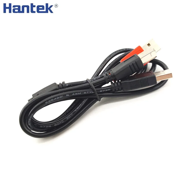 Hantek USB Data Cable Oscilloscope Data Cable 6074BE 1008C 3 Plugs to Connect Multimeters Various Instrument Data Cables