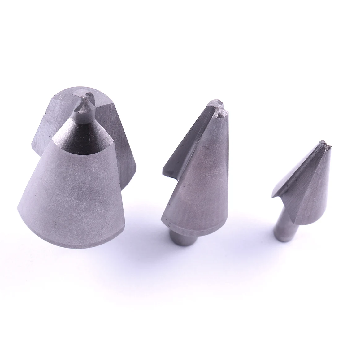 1Pcs HSS Taper เจาะรูร่ม Bit 8Mm Shank ชุดกรวยเครื่องตัด5มม.ถึง20มม.