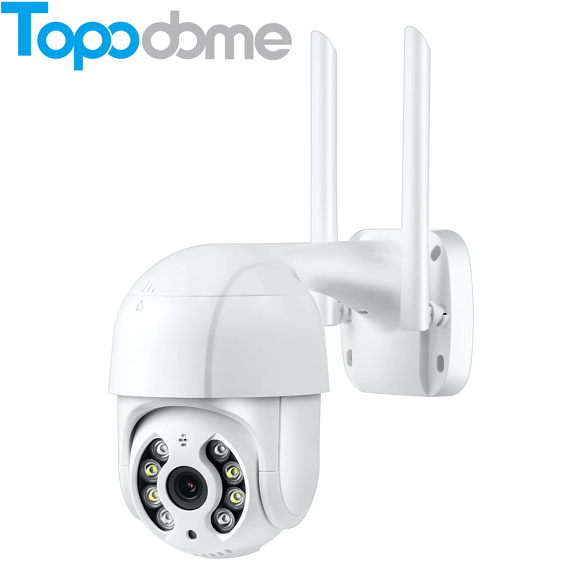 

Topodome 4K8MP WiFi Wireless TF Card Voice Intercom Digital Zoom Humanoid Tracking Color Night Vision Outdoor Pan Tilt IP Camera