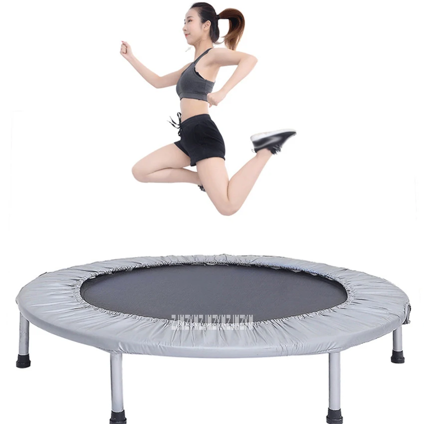 C156 36 Inch Children Lady Lose Weight Leg Slimming Trampoline Home Gym Exercise Folding Bouncing Jumping Bed Fitness Equipment