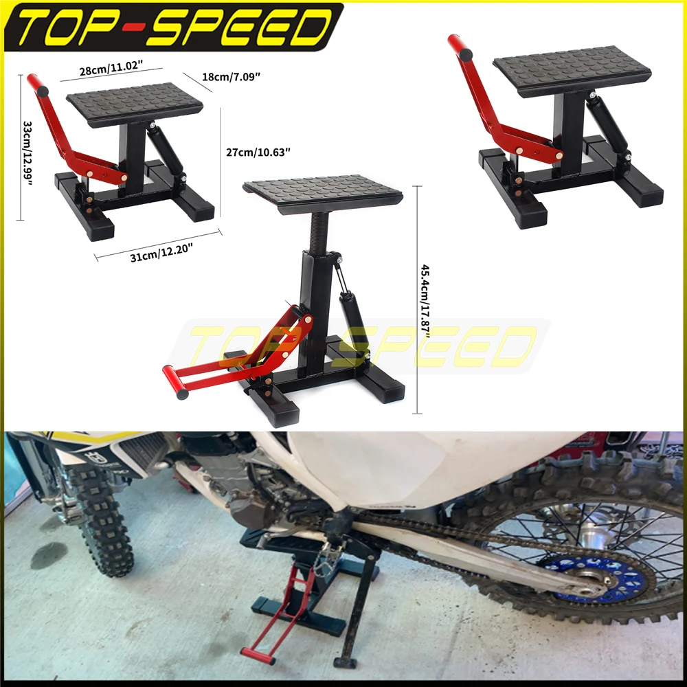 

Motorcycle Repair Stand Jack Lift Repair Lift Table Stool Seat For Honda Yamaha Kawasaki MX Universal Dirt Bike Enduro Supermoto