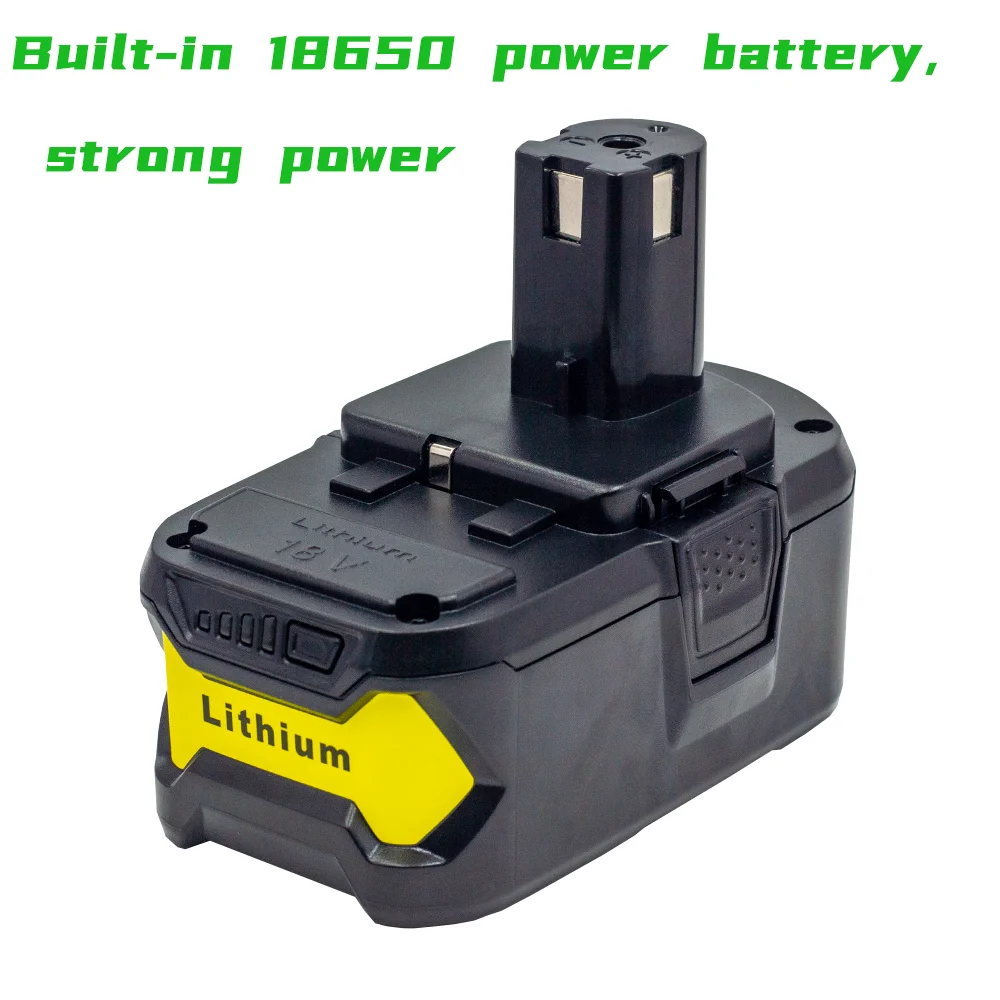 For Ryobi 18V 6.0AH ONE+ RB18L40 RB18L50 RB18L60 RB18L25 P208B P210 CAD CHD-1801M replacement power tool lithium battery charger