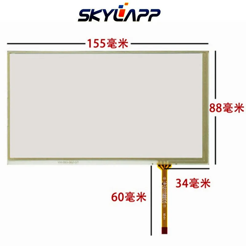 

6.5''Inch TouchScreen For Audi A3 A4 For Mercedes-Benz Upgrade 155mm*88mm Resistance Handwritten Touch Panel Screen Digitizer