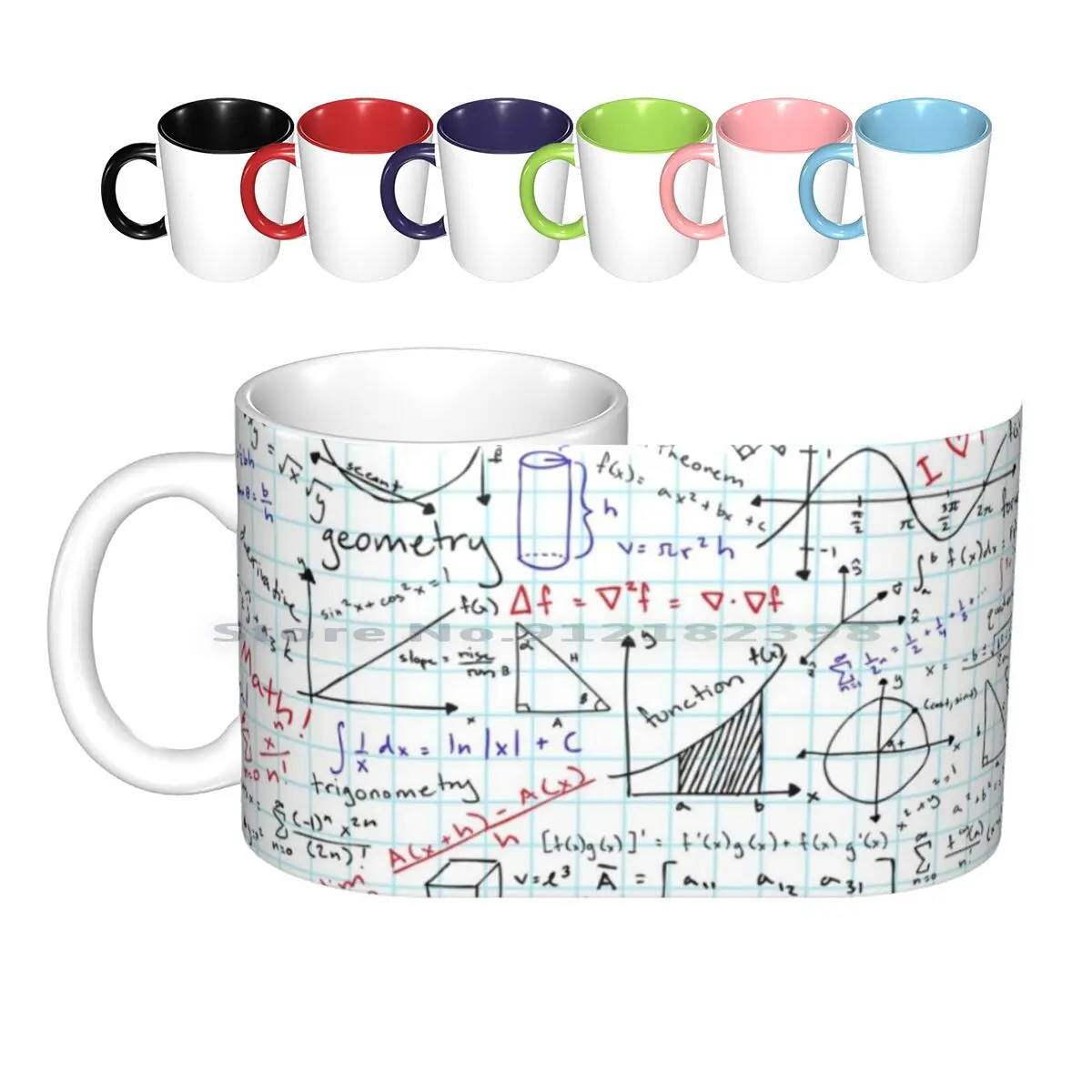 Math Homework Ceramic Mugs Coffee Cups Milk Tea Mug Homework Math School College University Stem Engineering Science Nerd Geek