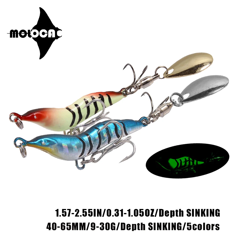 

Fishing Lure Winter VIB 40-65mm 9-30g Sinking All Metal Shrimp Pesca Accesorios Mar Peche Carpe Leurre Isca Artificial Equipment