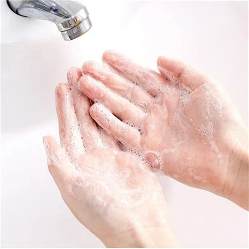 20 قطعة إكسسوارات السفر المتاح الصابون ورقة غسل اليد حمام نظيفة المعطرة شريحة صفائح صغيرة ورقة الصابون التعبئة المنظم #5