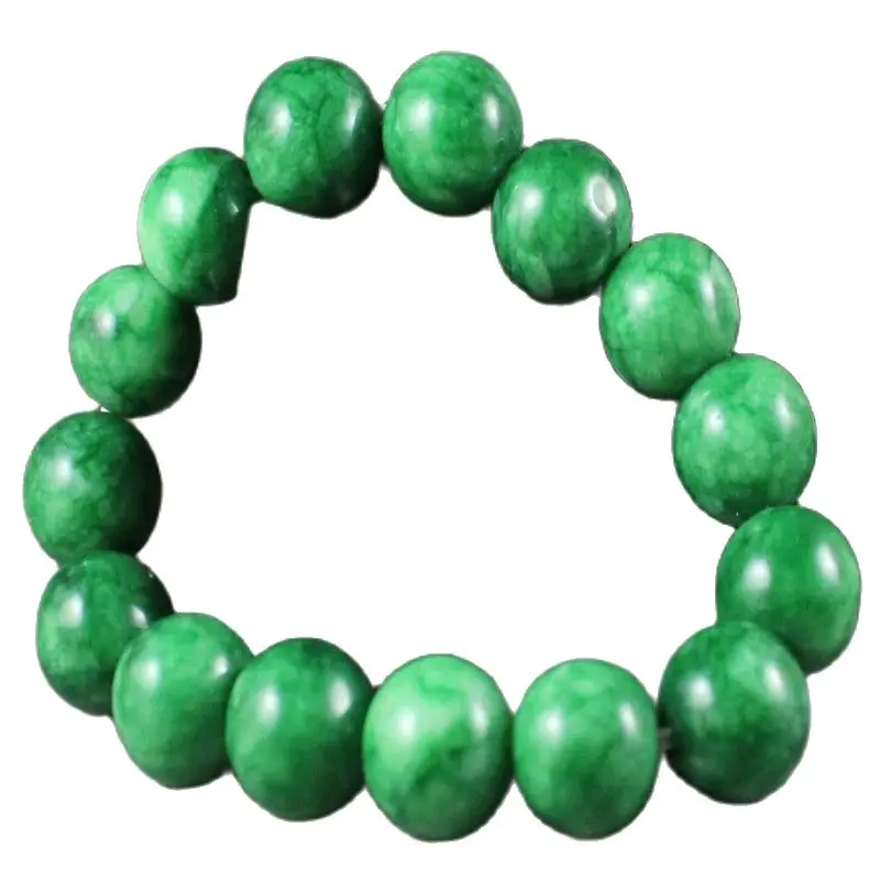 

Beautiful China Jade Chinese Green Jade Elastic Bracelet