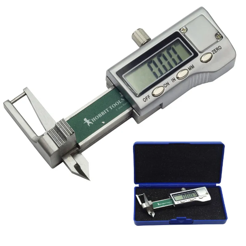 Mini Type Three-purpose Digital Caliper Thickness Caliper Guage Measure Thickness Tool 0-25mm Digital Diamond Gem pocket Gauge