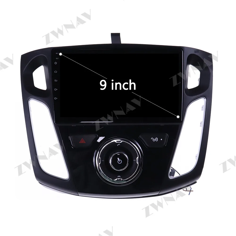 Android 10 PX6 4 + 128G con DSP Carplay IPS pantalla para For Ford focus 2012-2013-2017 pantalla grande AC automático Radio