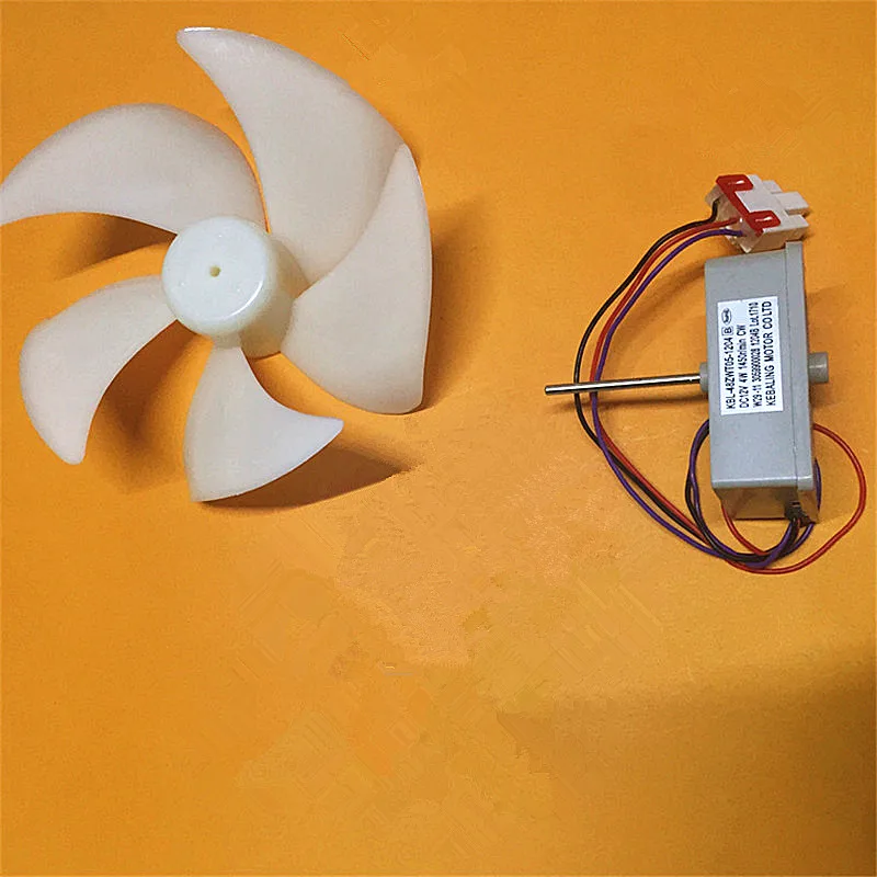 

Applicable TCL refrigerator fan motor KBL-48ZWT05-1204 DC12V 4W 1450r/min CW W29-11 3059900028 1204B fan motor kit