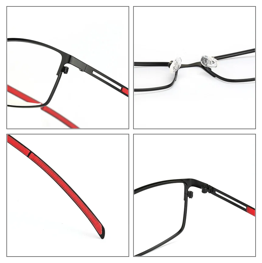 KJDCHD Sports Men Titanium Alloy Glasses Frame Fashion Male Business Style Ultralight  Myopia Prescription Eyeglasses