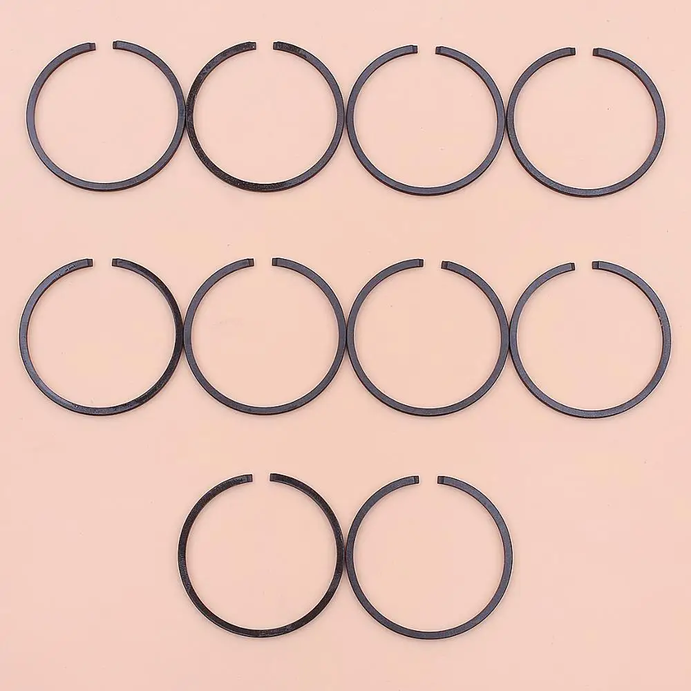 10 teile/los Kolben Ring Set Für String Hedge Trimmer Strimmer Kettensäge Garten Werkzeug Ersetzen Ersatzteil 33mm x 1,5mm