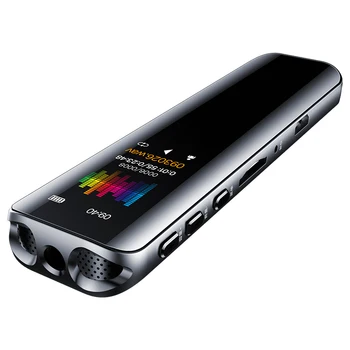 V39 voice activated portable recorder MP3 player phone voice recording dual arc microphone digital voice recorder dictaphone