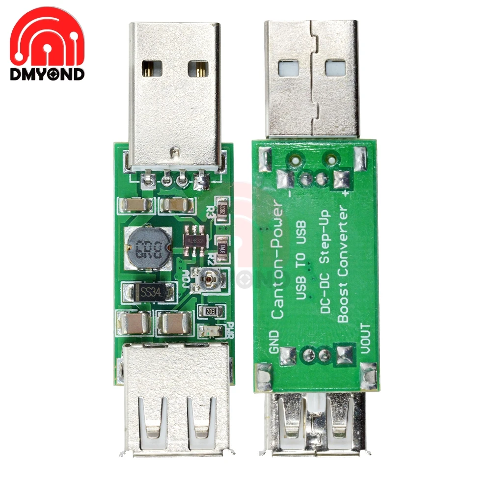 Usb DC-DC Dc 5V Naar 6-15V Step Up Boost Regelbare Output Module Converter Volt Voltage Omvormers voeding Transformator Module