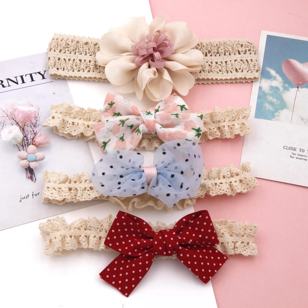 baby headband korean newborn hair bows headbands girls hair accessories hair band Children photographed photo accessory headwear