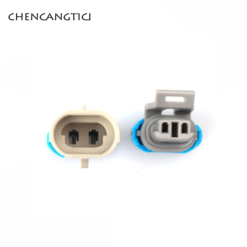 1 Set 2 Pin Delphi Waterproof Jet Valve Plug Automative Male Female Connector 12162343 12052644 DJ7024B-1.5-21