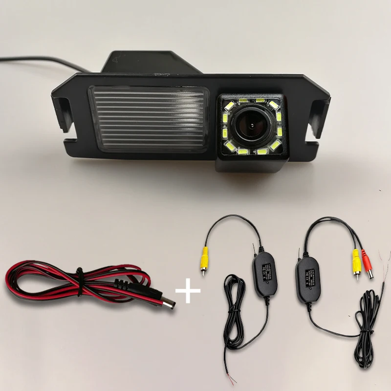 Wireless Car CCD Rear Camera Fisheye 12 led dynamic Night Vision frame For Hyundai I30 Rohens Solaris Genesis Coupe Kia Soul