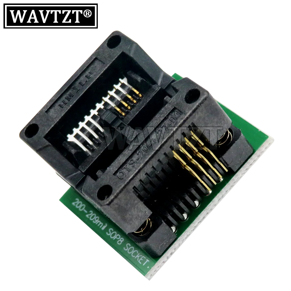 WAVTZT SOIC8 SOP8 to DIP8 Wide-body Seat Wide 200mil Programmer Adapter Socket