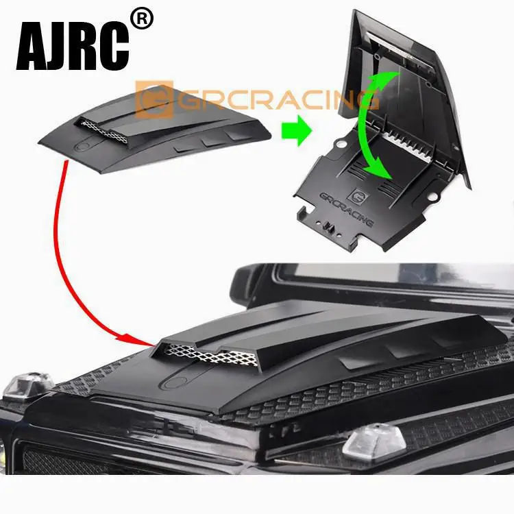 

Suitable for 1:10 RC tracked vehicle Trax trx-6 G63 TRX-4 G500 hidden shell pillar+flip-top engine cover G162EB