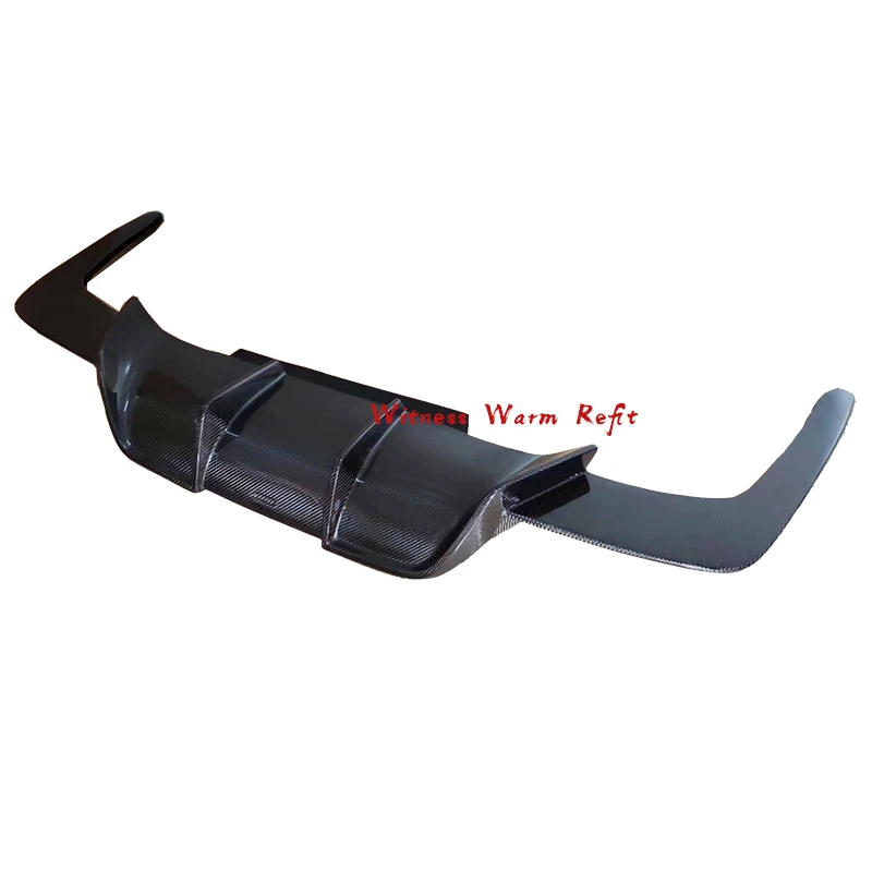 Rear Bumper Lip Diffuser Spoiler for Bmw F06 F12 F13 M6 2012 2013 2014 2015 2016 Carbon Fiber / Unpainted Frp