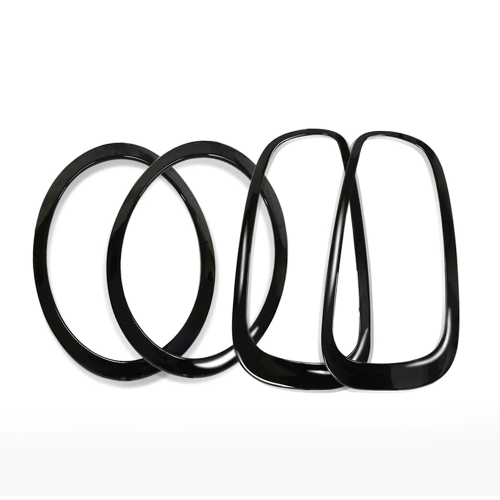 Grille Grill Bezel Trim + Front + Rear Lamp Cover Headlight Frame +Engine Hood Scoop For Mini Cooper S JCW F55 F56 F57 2014-2021