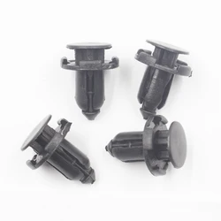 Plástico Auto Fixadores Rebites Clipes, Nissan Qashqai J10 J11 Juke X Trail T32, Honda Civic CRV Abarth, diâmetro de 8mm, 50 pcs