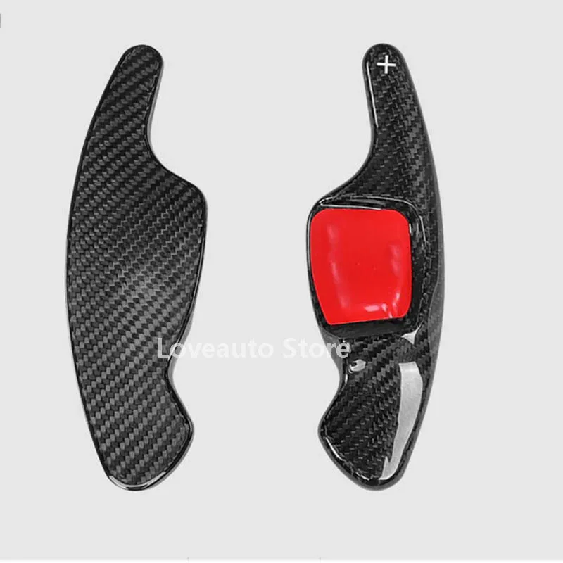 Car Carbon Fiber Steering Wheel Shifter Paddle Extension Interior Accessories for  VW Golf 8 MK8 2020 2021