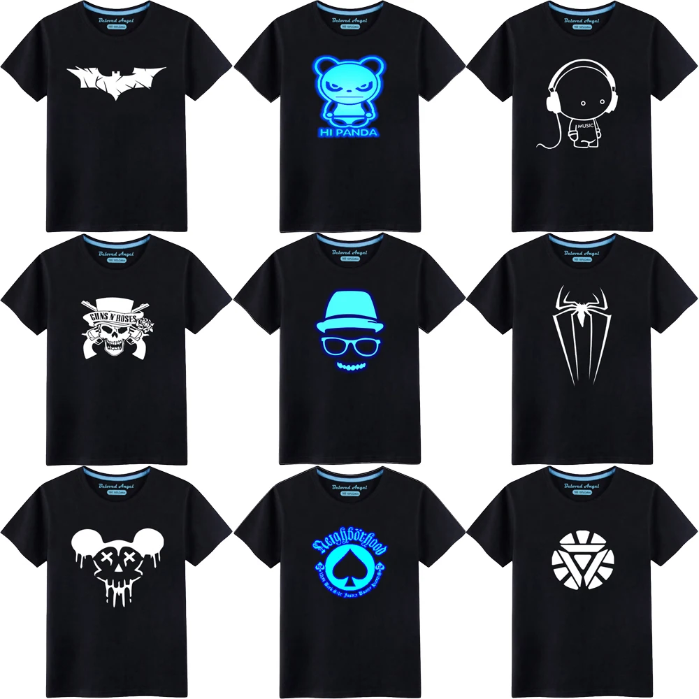 

New 3D Printed Luminous Tshirt Game Newest Item T-shirt Short Sleeve Kids Boys Girls Casual Tops Tees Toddler Children Clothes