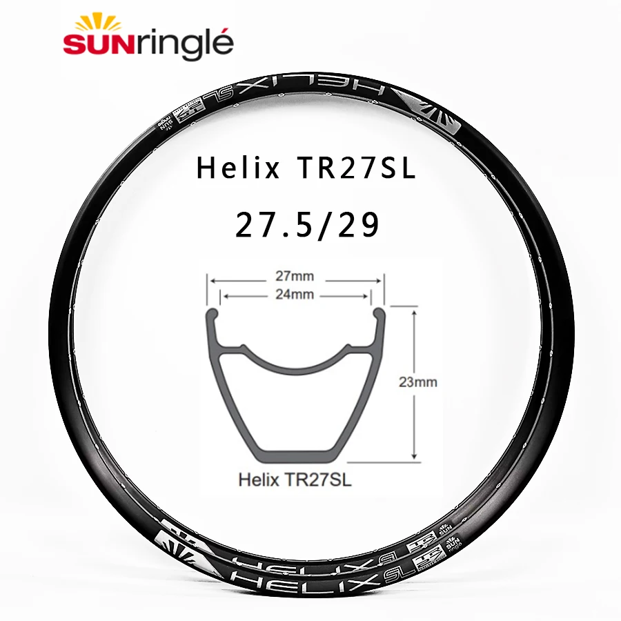 

Sunringle sun rim helix TR27SL 27.5 29er inch mountain Tubeless am fr hoops