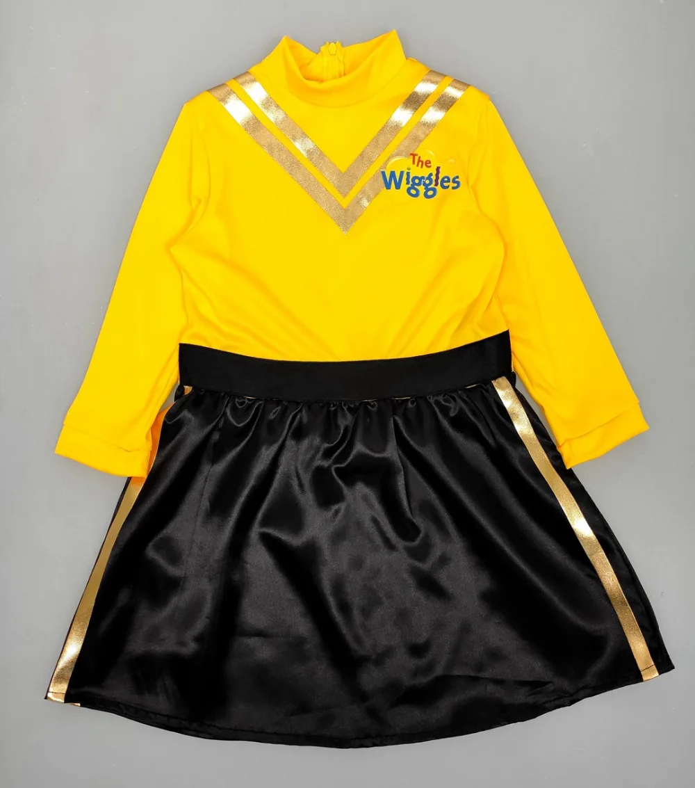 Kids Emma From The Wiggles Cosplay Dress Up Girls Fabulous Yellow And Black Outfit Princess Costume Ballet Tutu