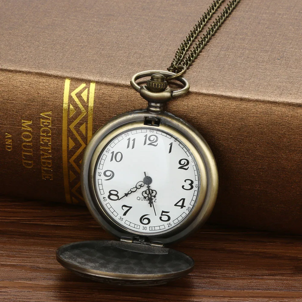 Montre de poche Vintage à chaîne, rétro, la meilleure montre de poche, collier pour grand-père papa, cadeaux