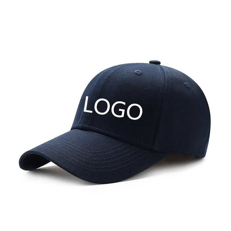 75pcs/lot Custom logo embroidery baseball cap Outdoor adult cotton fitted Sport hat You own Logo