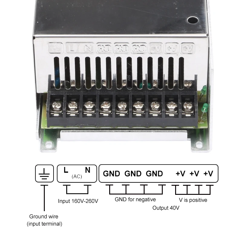 GY460W-46-A Schakelende Voeding 460W 46V 10A Enkele Output 160V-260V Cnc Graveermachine Drive controle Voeding