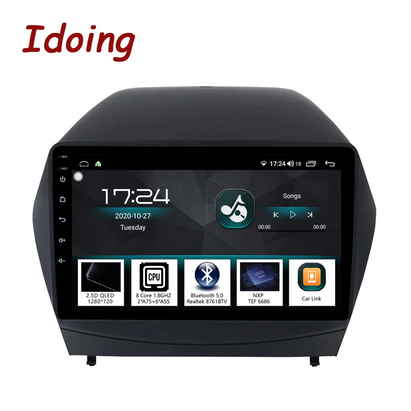 

Idoing 9"Car Radio Multimedia Android Player Navigation GPS For Hyundai Tucson 2 LM IX35 2009-2015 Sedan Head Unit No 2din DVD