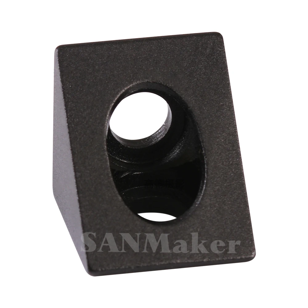 V-slot Black Angle Corner Connector 90 degree Angle Bracket for 2020 Aluminum Profile CNC 3D printer DIY parts