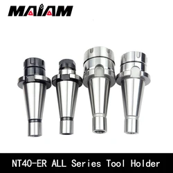 NT ISO tool holder NT40 ER16 ER20 ER25 ER32 ER40 ER Collet Chuck Nut Wrench CNC Milling Machine Tool Spindle tool holder ISO40