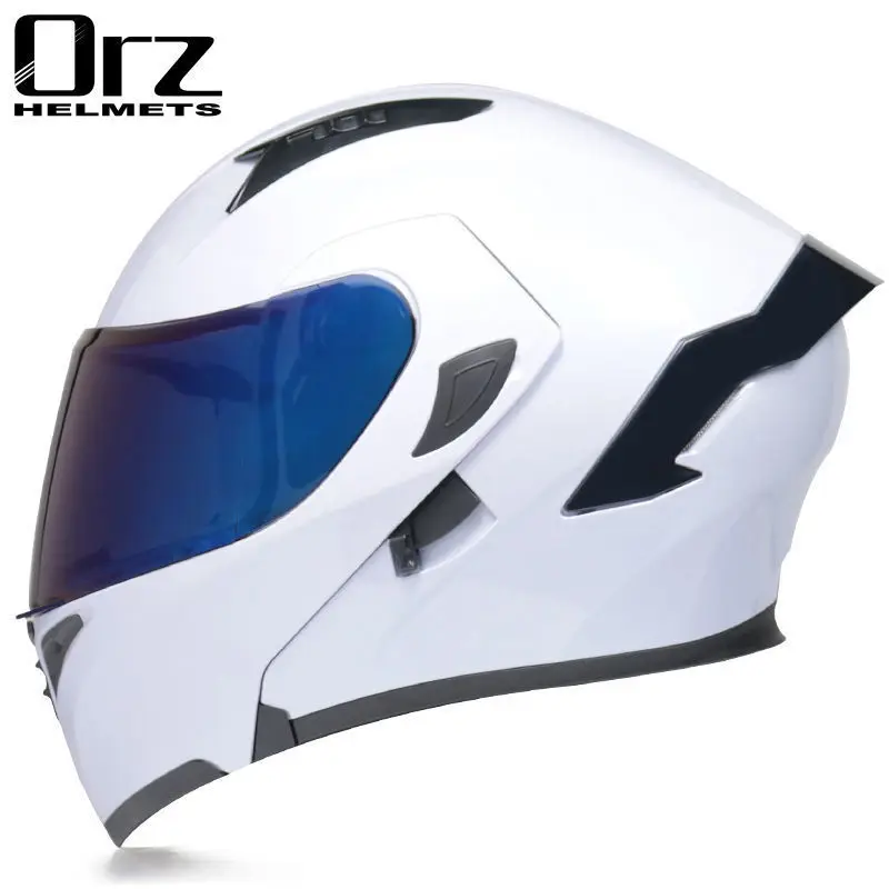 

2 gifts Racing Flip Up Motorcycle Helmets High Quality Helmet Abs Full Face Motorcycle Helmets Dot Approved casco moto