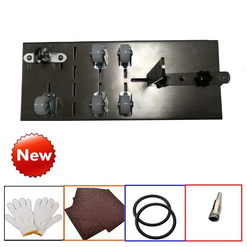 Mới Được Nâng Cấp 5 Bánh Xe Rượu Dao Cắt Kính Bình Cắt CuộN Cắt