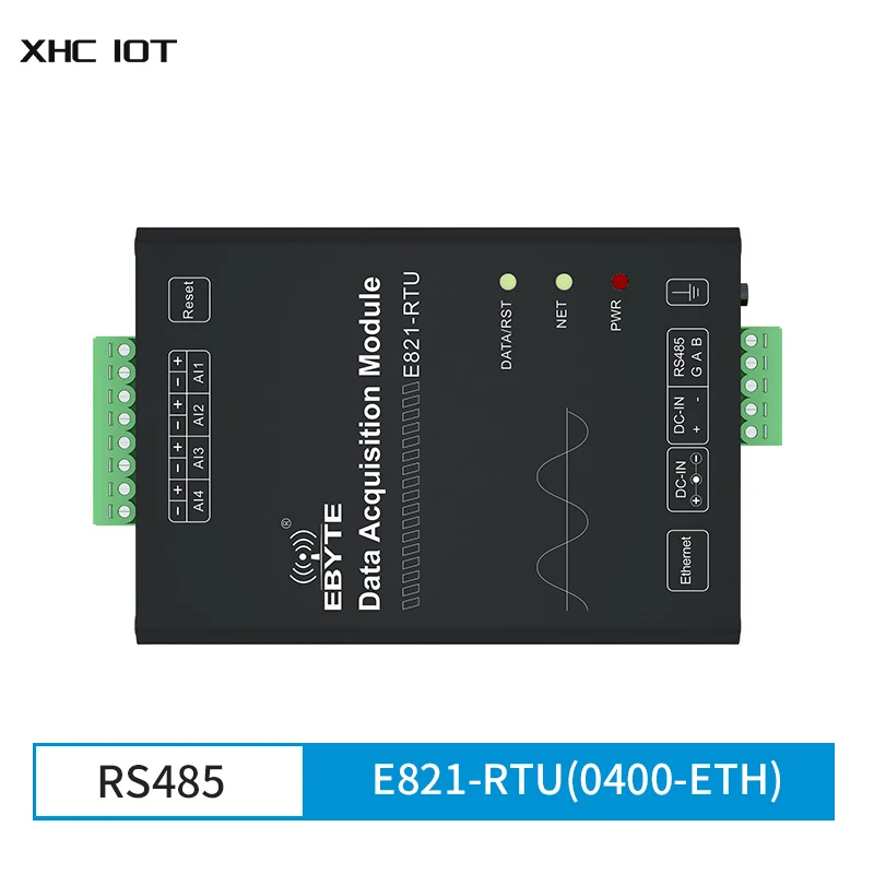 

Wireless Transparent Transceiver Digital RS485 RJ45 4 Channel Input Modbus TCP RTU Modem with Ethernet port E821-RTU(0400-ETH)