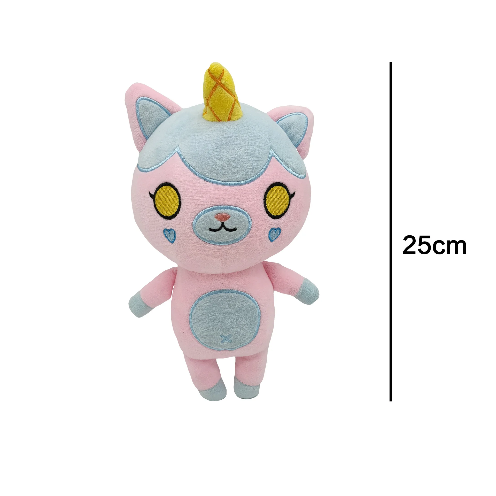 25cm Funneh Plush Toy Its The Krew Merch Teddy Bear Cartoon Itsfunneh Stuffed Animal Soft Plushie Doll For Kid Children