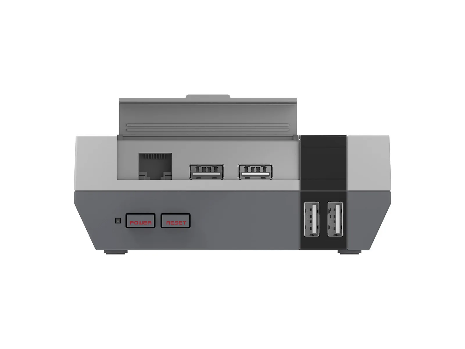 Casing NESPi PLUS dengan penghenti aman dan fungsi Reset aman mendukung untuk Raspberry Pi 3 B + (B Plus) 2 papan